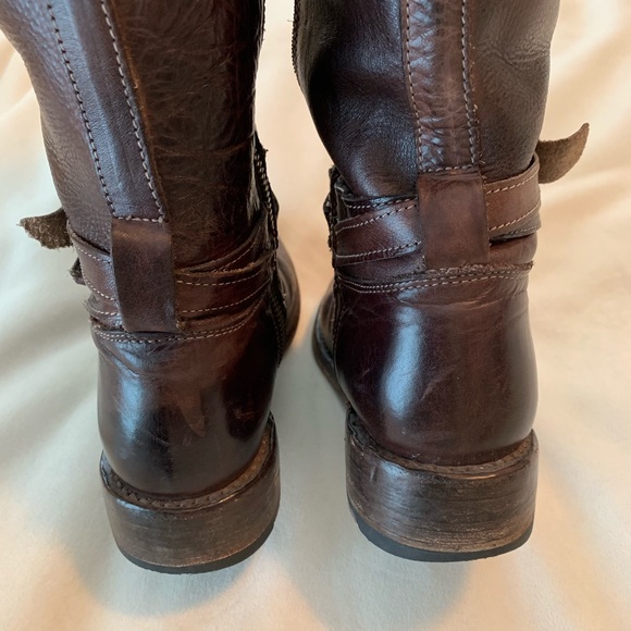Bed Stu Bristol Dark Brown Leather Boots - Picture 6 of 9
